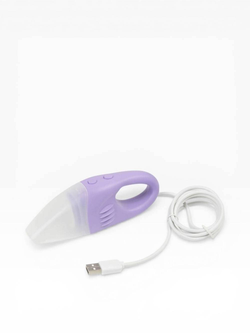 Portable USB Handheld Mini Vacuum Cleaner in Light Purple • Great for Desktop!
